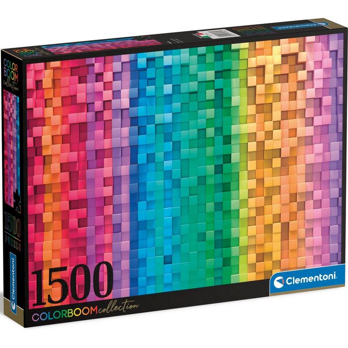 Clementoni® Puzzle Colorboom Collection Pixel 1500 Puzzleteile Made in Europe FSC® - schützt Wald - weltweit