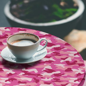 Abakuhaus Tischdecke Rundum-elastische Stofftischdecke, Camouflagedruck Camouflage Formen Kunst