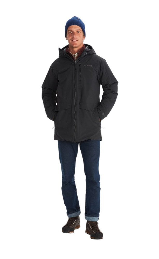 Marmot Winterjacke Oslo Gore-Tex (wasserdicht, wärmend dank Daunenfüllung) schwarz Herren