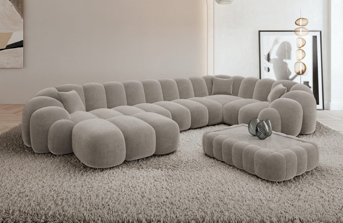 Sofa Dreams Sofa Rajada U Form Stoff günstig online kaufen