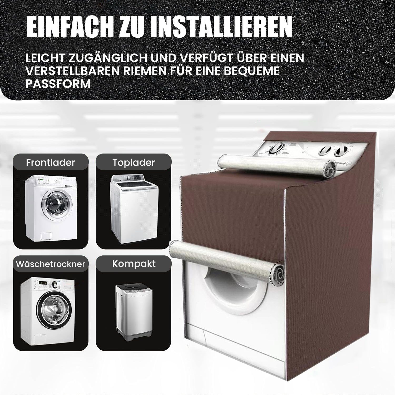 RWEUOQ Wäschespinne-Schutzhülle Schützhülle für Waschmaschine und günstig online kaufen