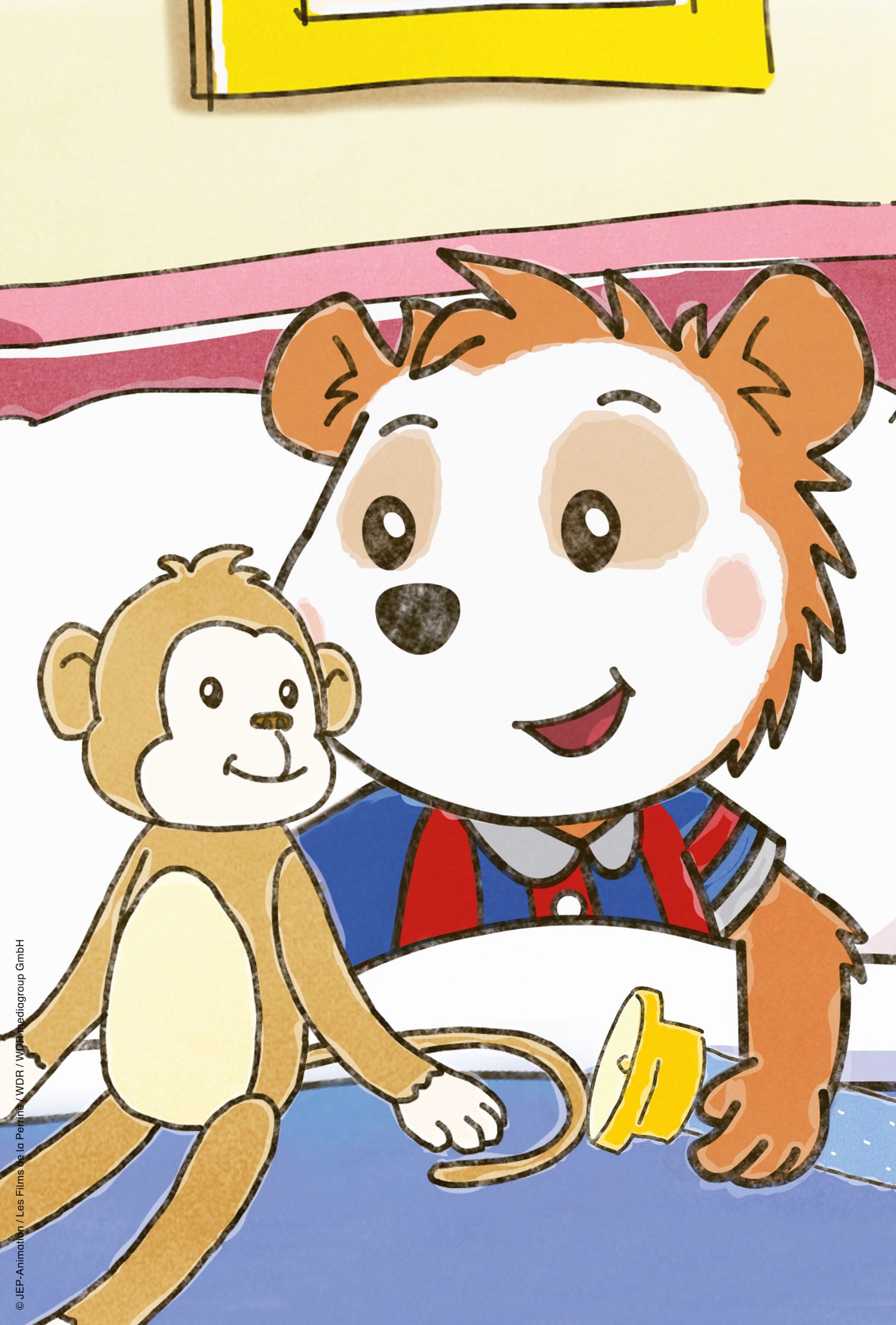 Schmidt Spiele Puzzle Bobo Siebenschläfer, Freunde und Familie, 72 Puzzleteile, 3x24 Teile