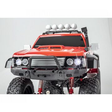 CARSON RC-Auto 500404240 - RC Car,1:8 Pickup Crawler 2.4G 100% RTR rot