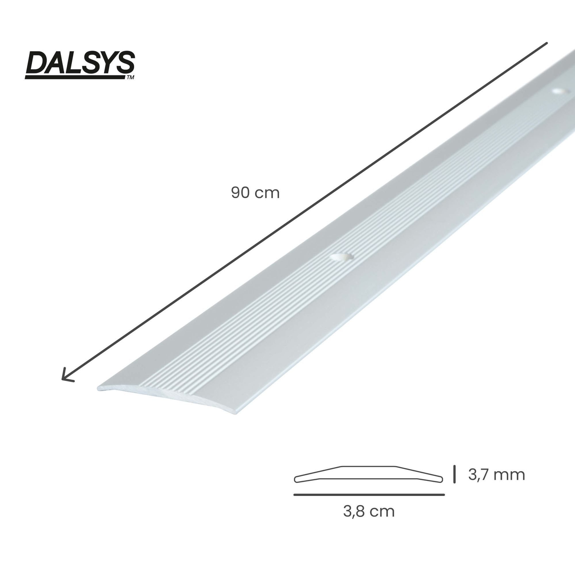 Dalsys Übergangsprofil (Aluminium, 1-St), Bodenleiste für Laminat & Parket, günstig online kaufen