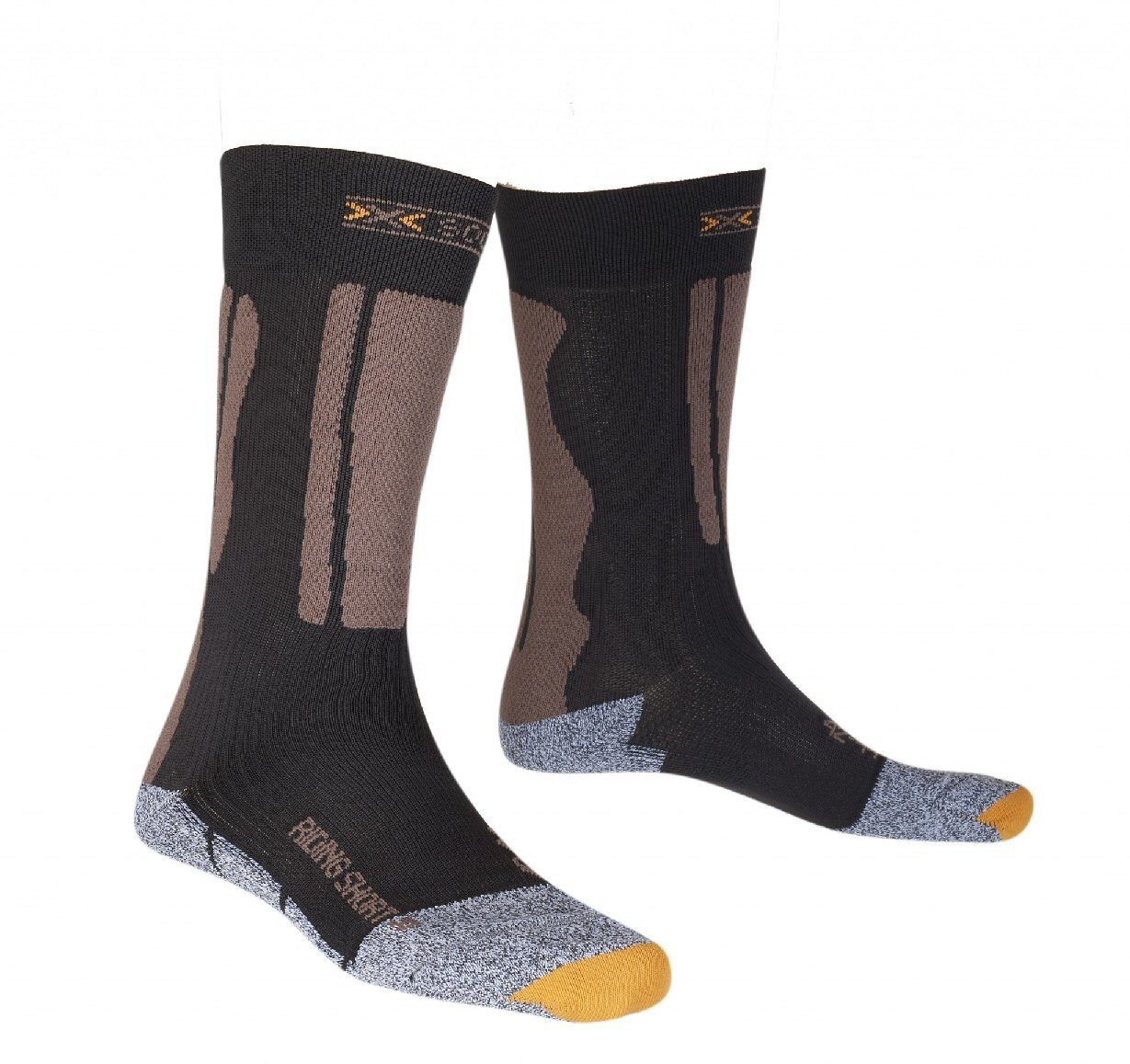 X-Socks Reitsocken Riding Silver Short schwarz/braun - 1 Paar