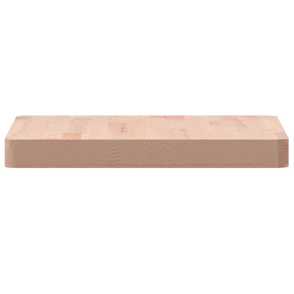 furnicato Tischplatte 40x40x4 cm Quadratisch Massivholz Buche