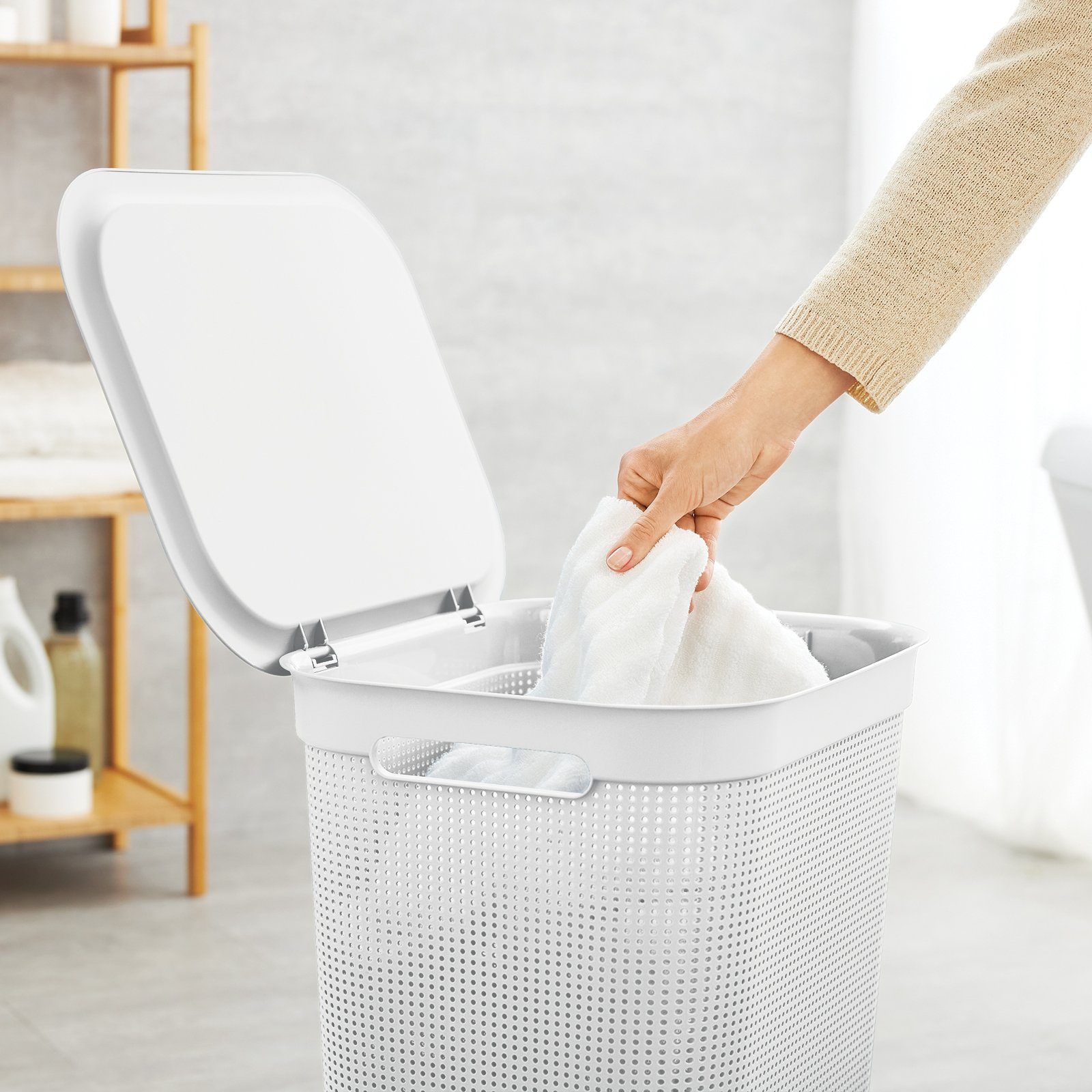 ROTHO Wäschekorb äschekorb Brisen 2er-Set Wäschesammler günstig online kaufen