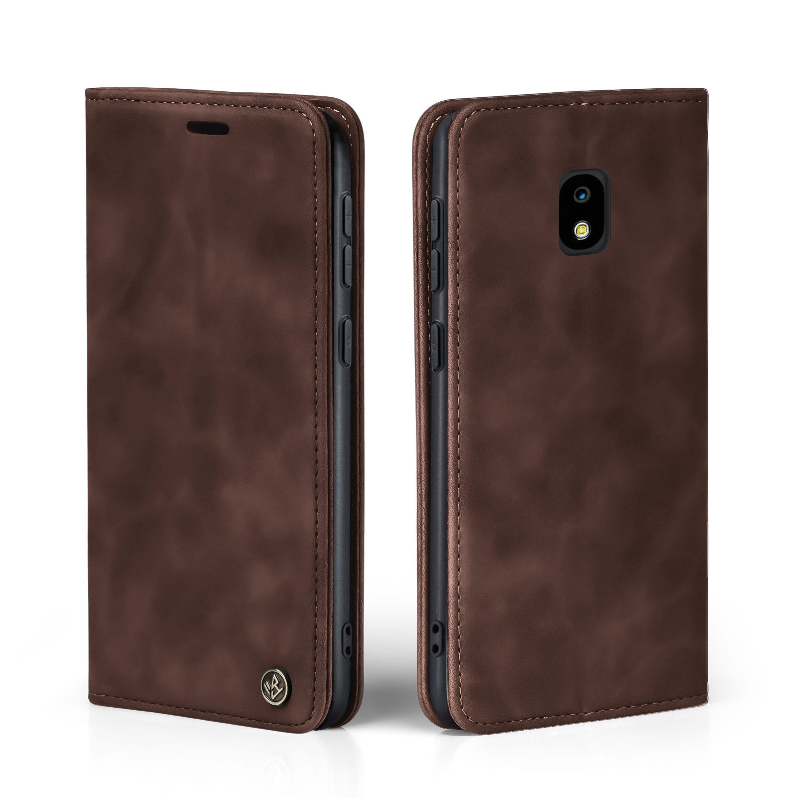 Tec-Expert Handyhülle Tasche Hülle für Samsung Galaxy J5 (2017) 5.2 Zoll, 5.2, Cover Klapphülle Case mit Kartenfach Fliphülle aufstellbar