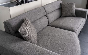 JVmoebel Sofa Moderner Grauer Polster Komfortable Wohnzimmer Couch 3-Sitzer, 1 Teile, Made in Europa