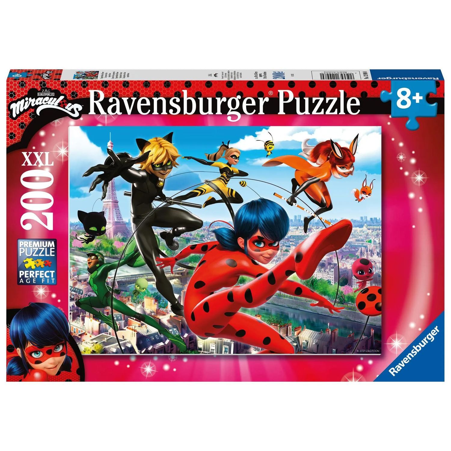 Ravensburger Puzzle Ravensburger Puzzle 12998 - Superhelden-Power - 200 Teile XXL..., 200 Puzzleteile