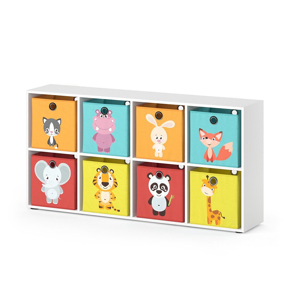 Vicco Bücherregal Scutum, Weiß, 143 x günstig online kaufen