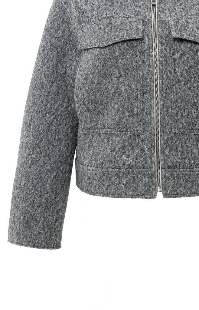 YAYA Outdoorjacke Kurze Bouclejacke