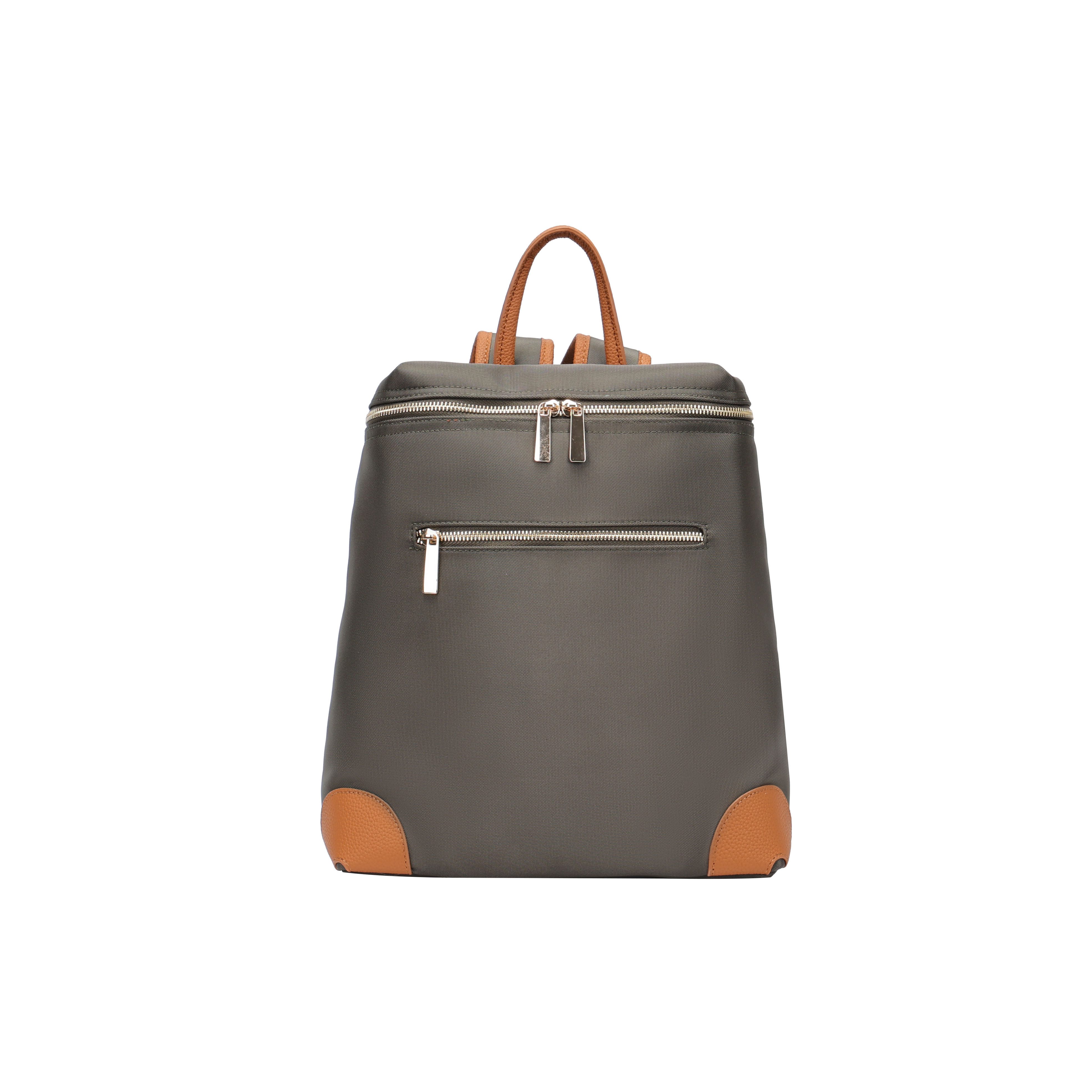 BRISE TASCHE Freizeitrucksack Eleganter Damenrucksack mit gepolsterten Schulterträgern (Einzelartikel), Gepolsterte Schulterträger und praktische Reißverschlussfächer
