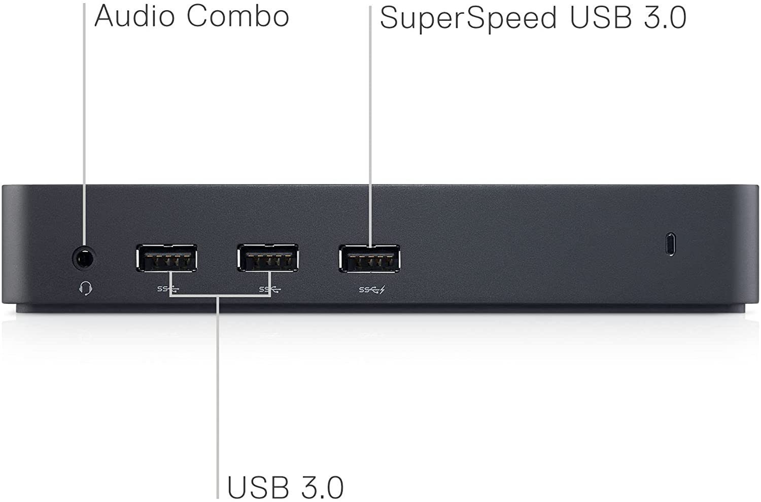 Dell Laptop-Dockingstation D3100 Docking Station Port Replicator USB 3.0
