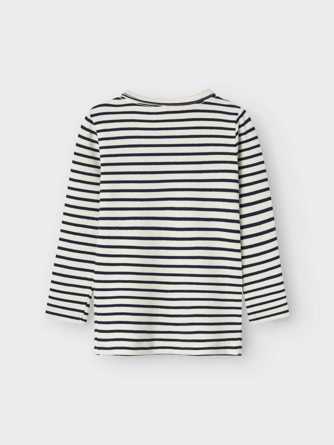 Name It Langarmshirt NMNBANI LS XSL TOP NOOS Ringel-Look in toller Rippen-Qualität