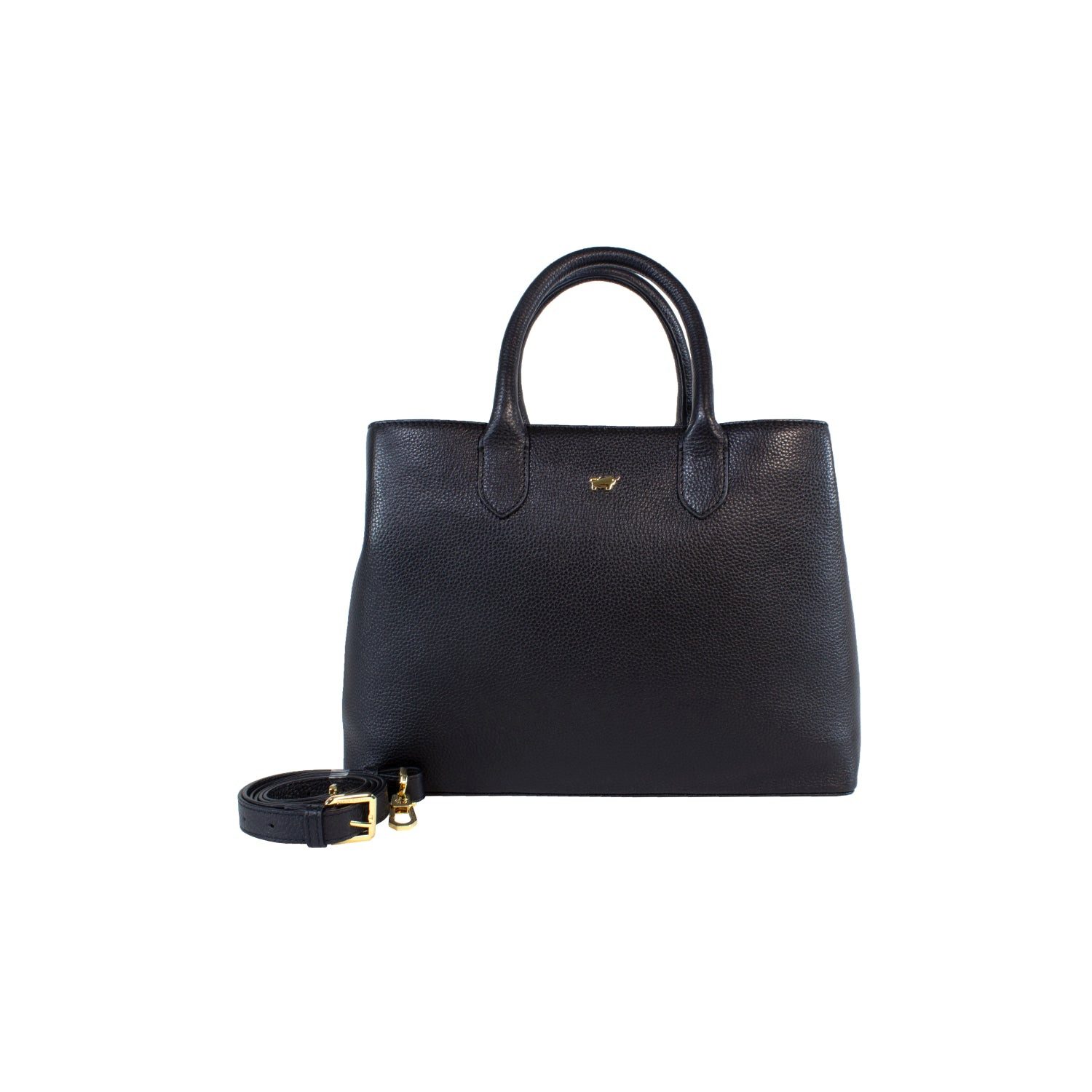 Braun Büffel Handtasche ALESSIA Tote Bag schwarz