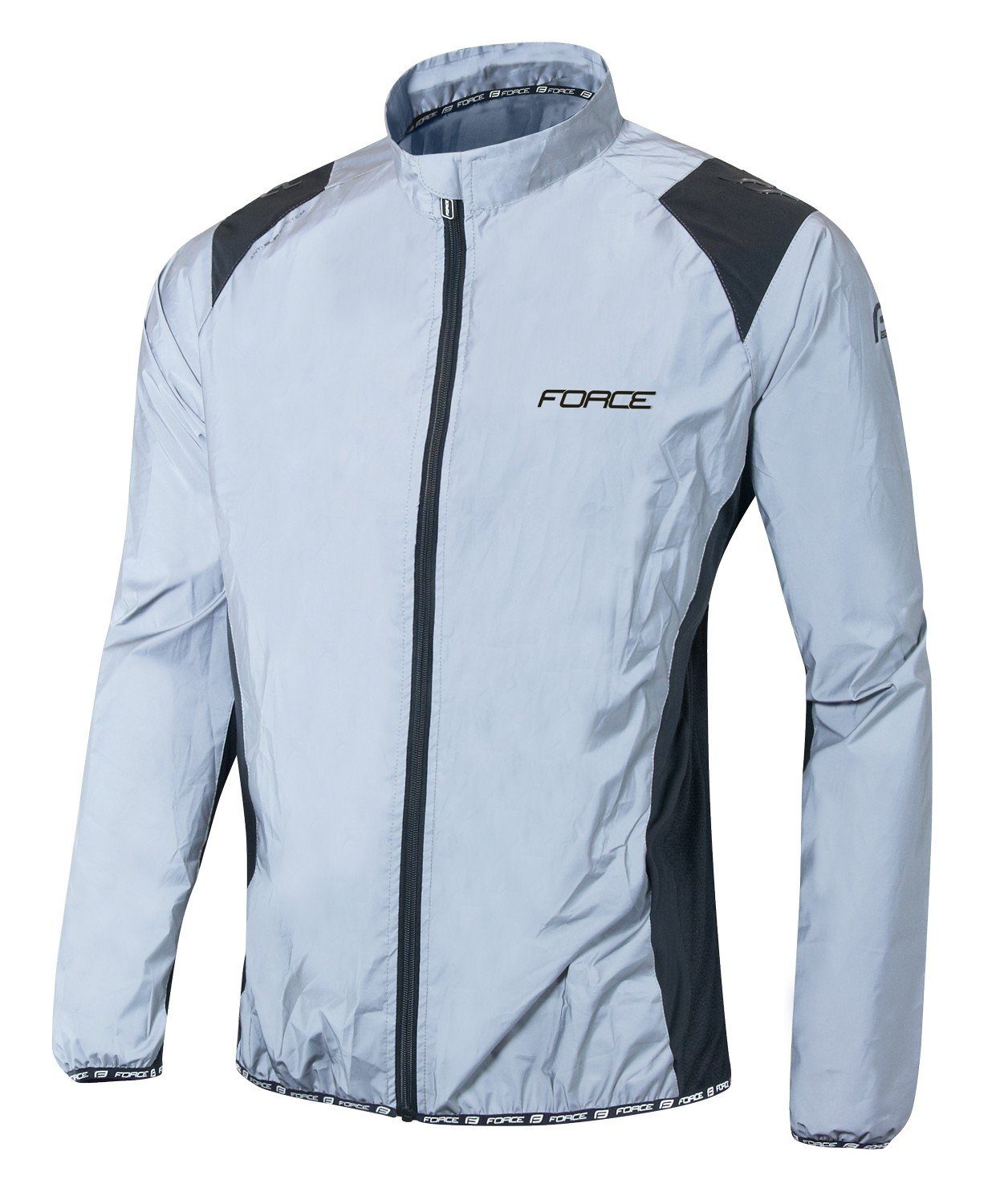 FORCE Fahrradjacke Jacke FORCE reflektierend +10 °C bis +15 °C