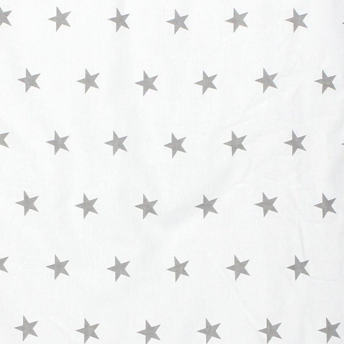 TupTam Weiß Wickeltischauflage TupTam Baby Sterne Baumwollbezug Gemustert Wickelauflage mit