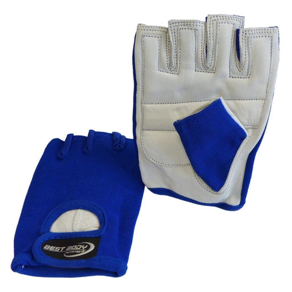 Paar Best - - Power Nutrition Trainingshandschuhe Handschuhe blau Body