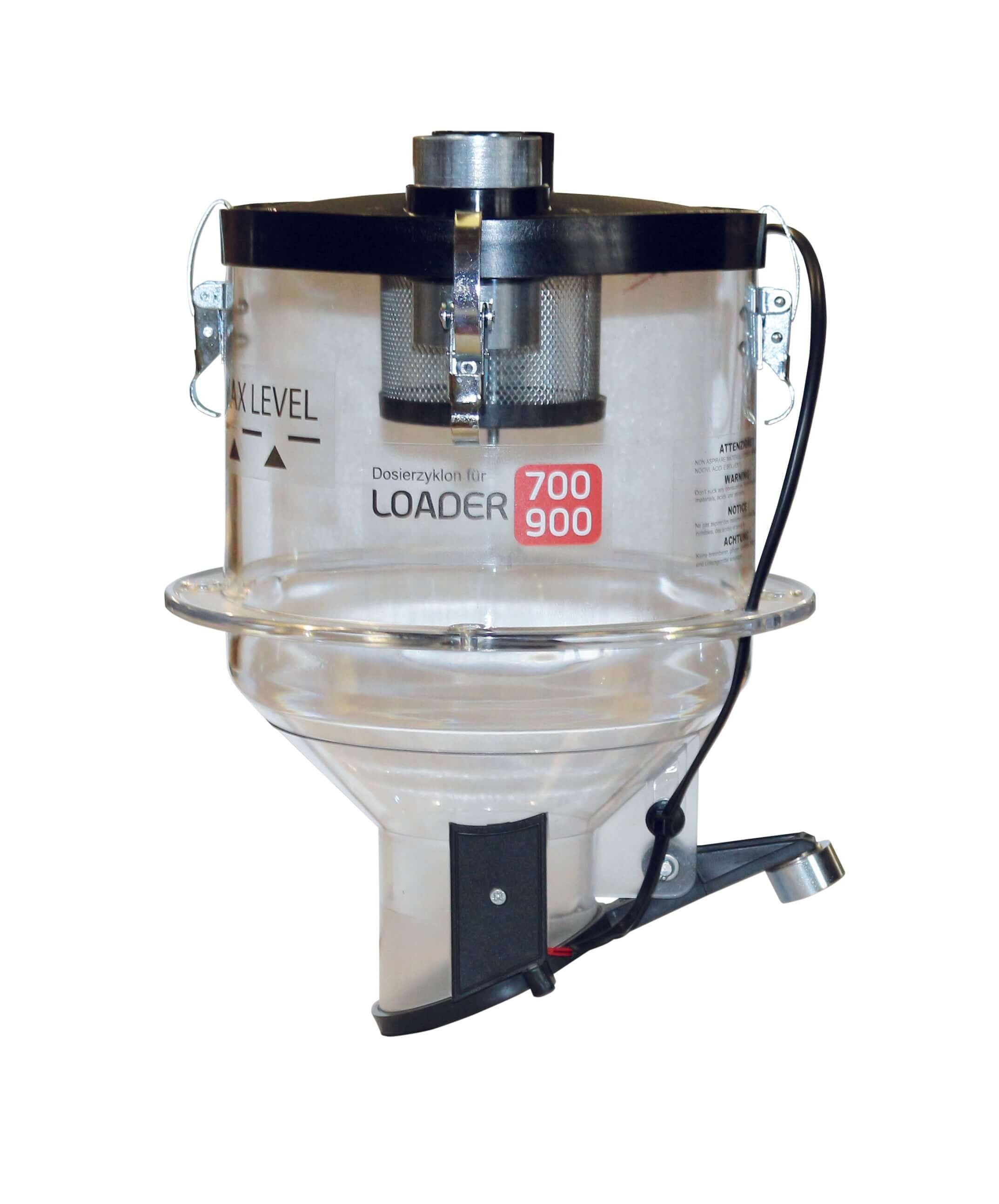 ganz24 Absperrventil Dosierzyklon / Dosiereinheit für Environ LOADER 700 & 900, (Dosierzyklon inkl. Sensor, Abdeckung, Schablone und Zubehör), Einfache Wartung