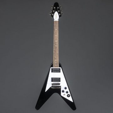 Epiphone E-Gitarre, E-Gitarren, Andere Modelle, Kirk Hammett 1979 Flying V Ebony - E-Gitarre