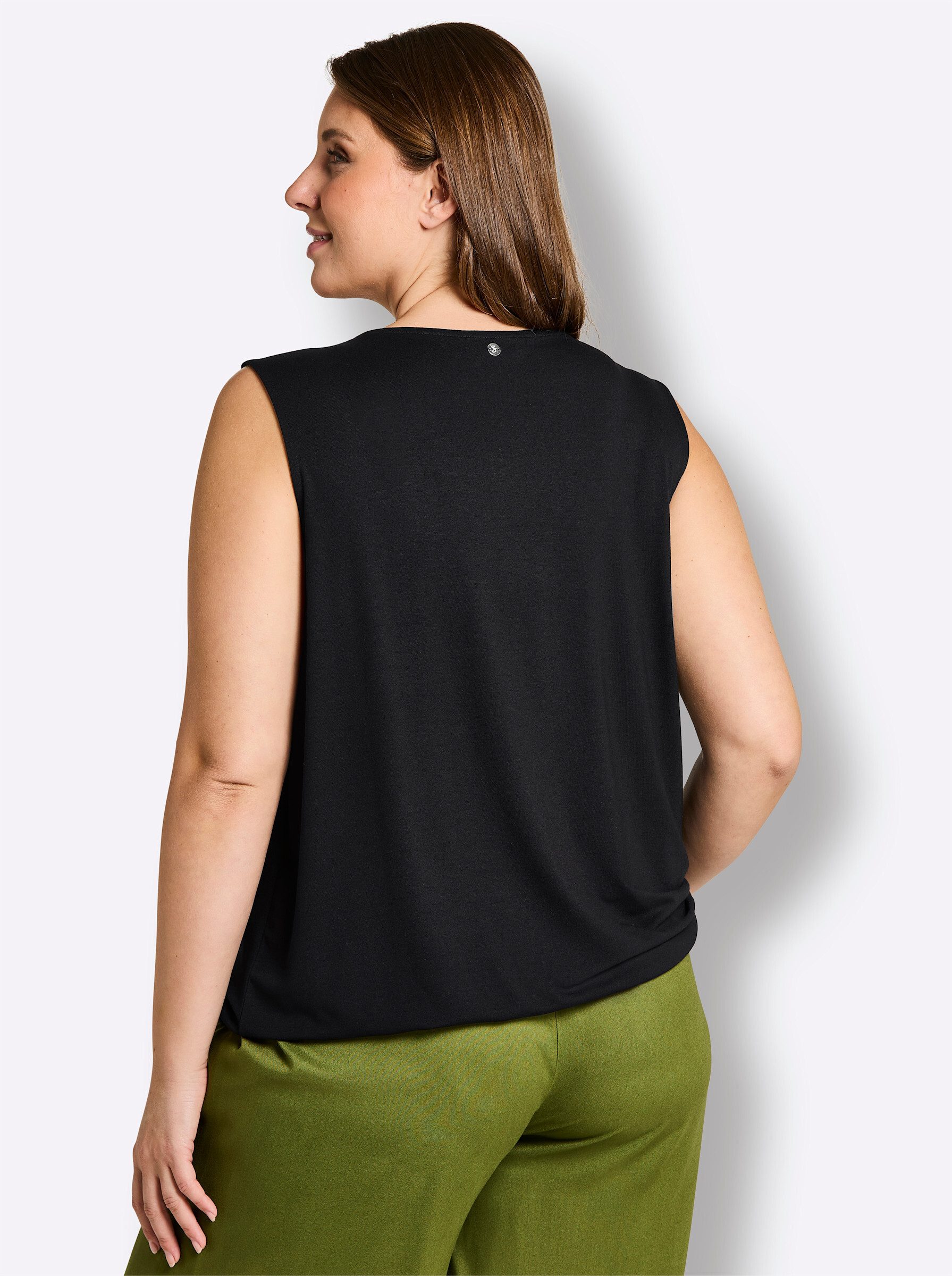 Sheego Shirttop Shirttop Ärmellos