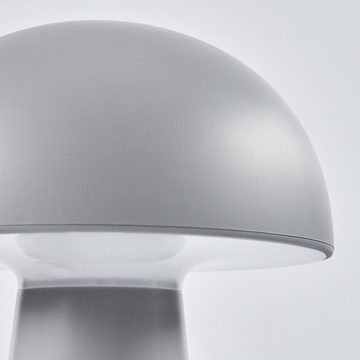 hofstein Außen-Tischleuchte »Feliso« dimmbare Tischleuchte aus Metall/Kunststoff in Grau/Weiß, 3000 Kelvin