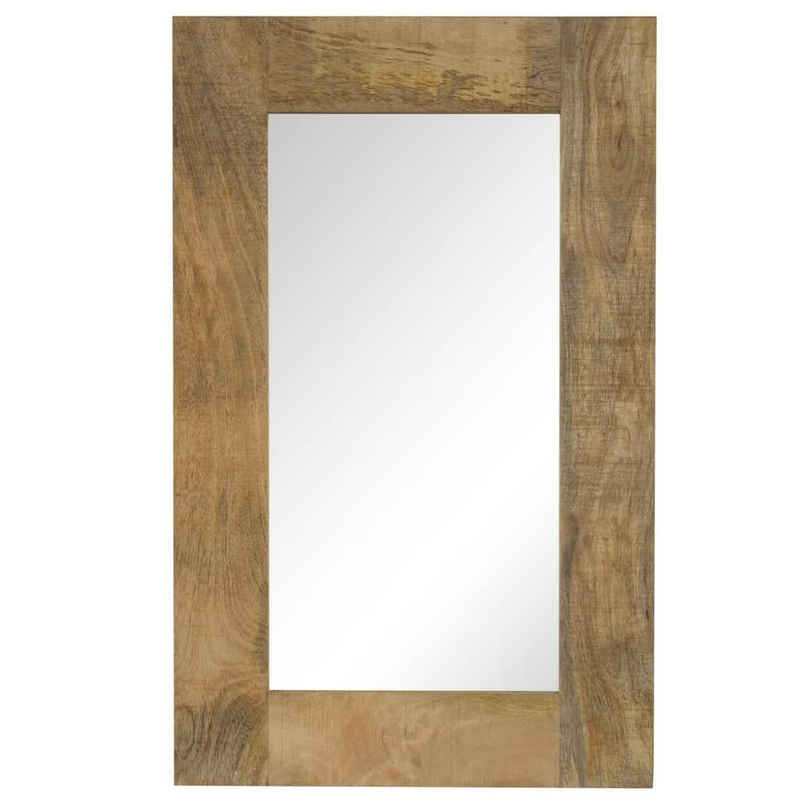 furnicato Wandspiegel Spiegel Mangoholz Massiv 50 x 80 cm