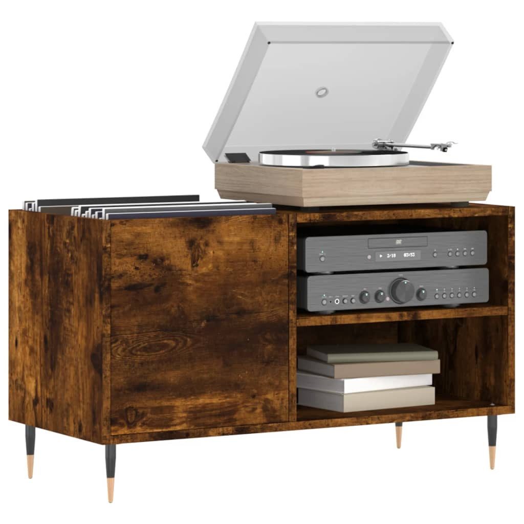 vidaXL Media-Regal Plattenschrank Räuchereiche 85x38x48 cm günstig online kaufen