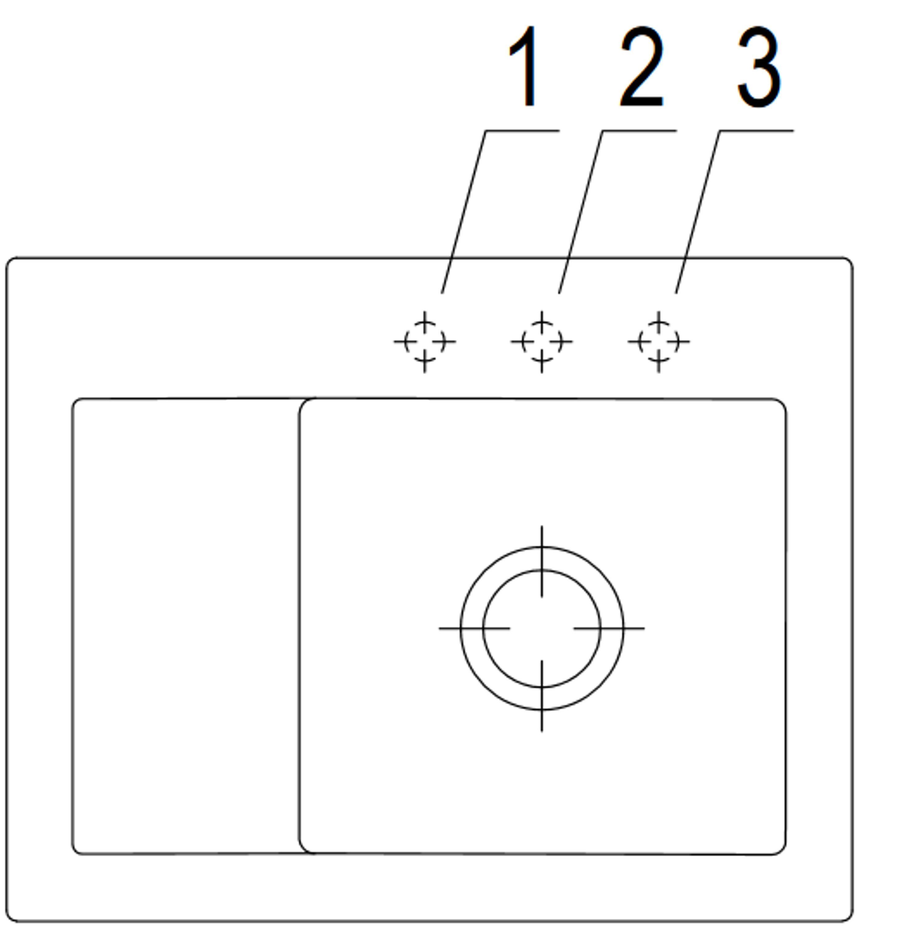Villeroy & Boch Küchenspüle 3313 cm, möglich Subway und R1, Serie, rechts Becken 65/22 links 02 Rechteckig, Compact
