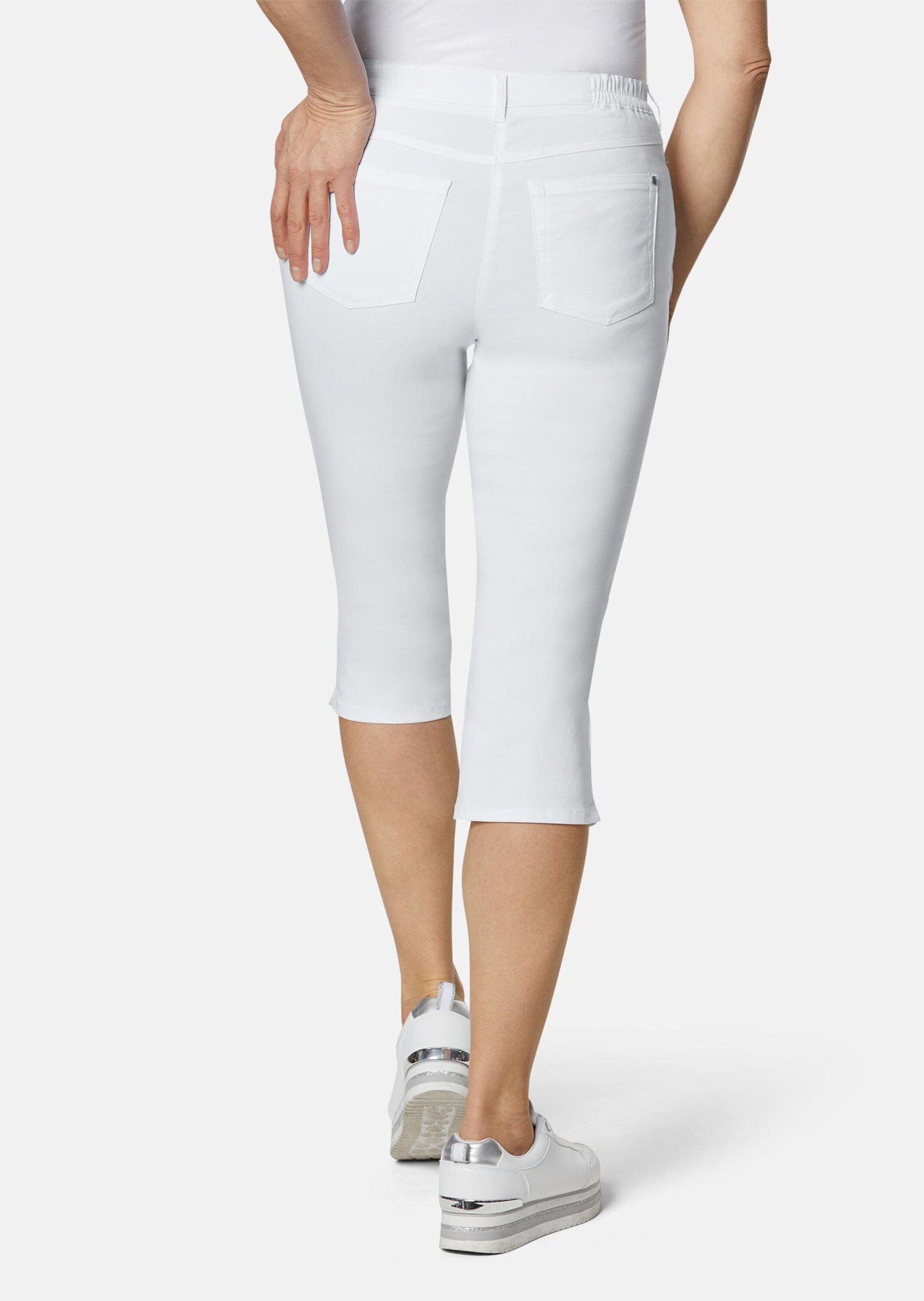 GOLDNER 7/8-Caprijeans Kurzgröße: Capri-Super-Stretch-Hose Carla
