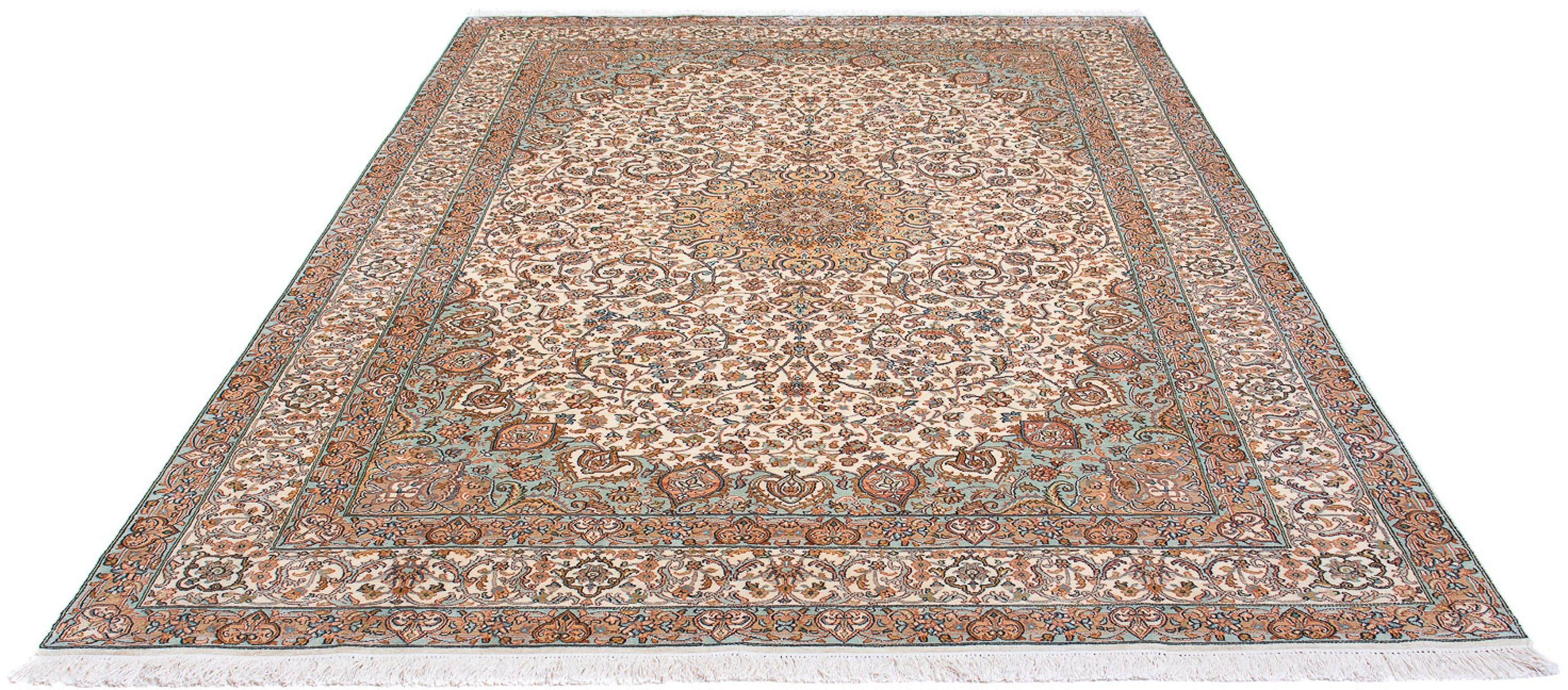 Orientteppich Perser - Classic - 277 x 186 cm - beige, morgenland, rechteckig, Höhe: 10 mm, Wohnzimmer, Handgeknüpft, Einzelstück mit Zertifikat