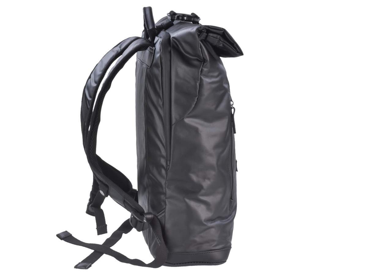 Aviator Rucksack, schwarz Notebookfach mit 27x32cm Tagesrucksack Kurierrucksack Fahrradrucksack, Waterproof, Greenburry