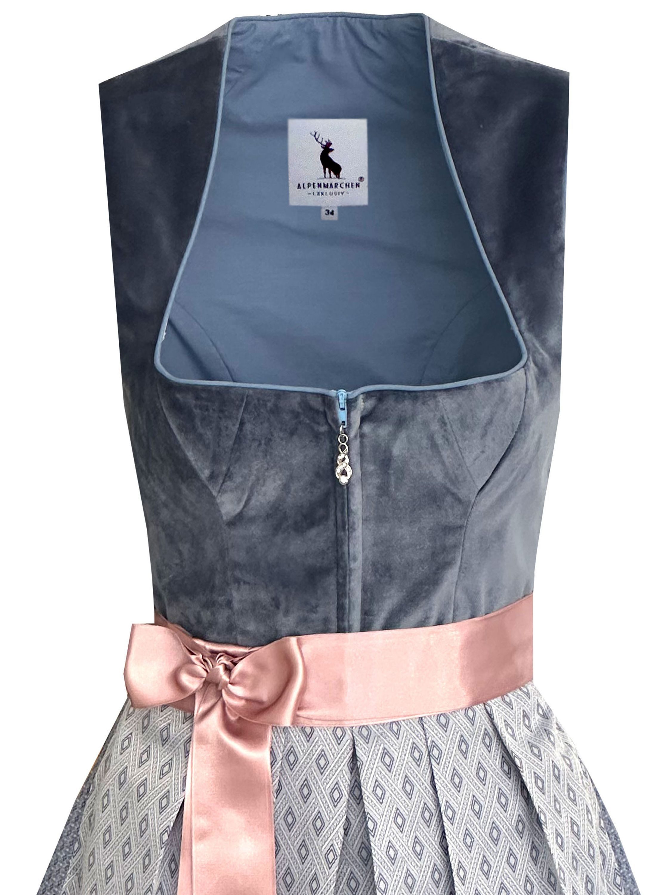 Alpenmärchen Dirndl Dirndl Adriana in blau günstig online kaufen