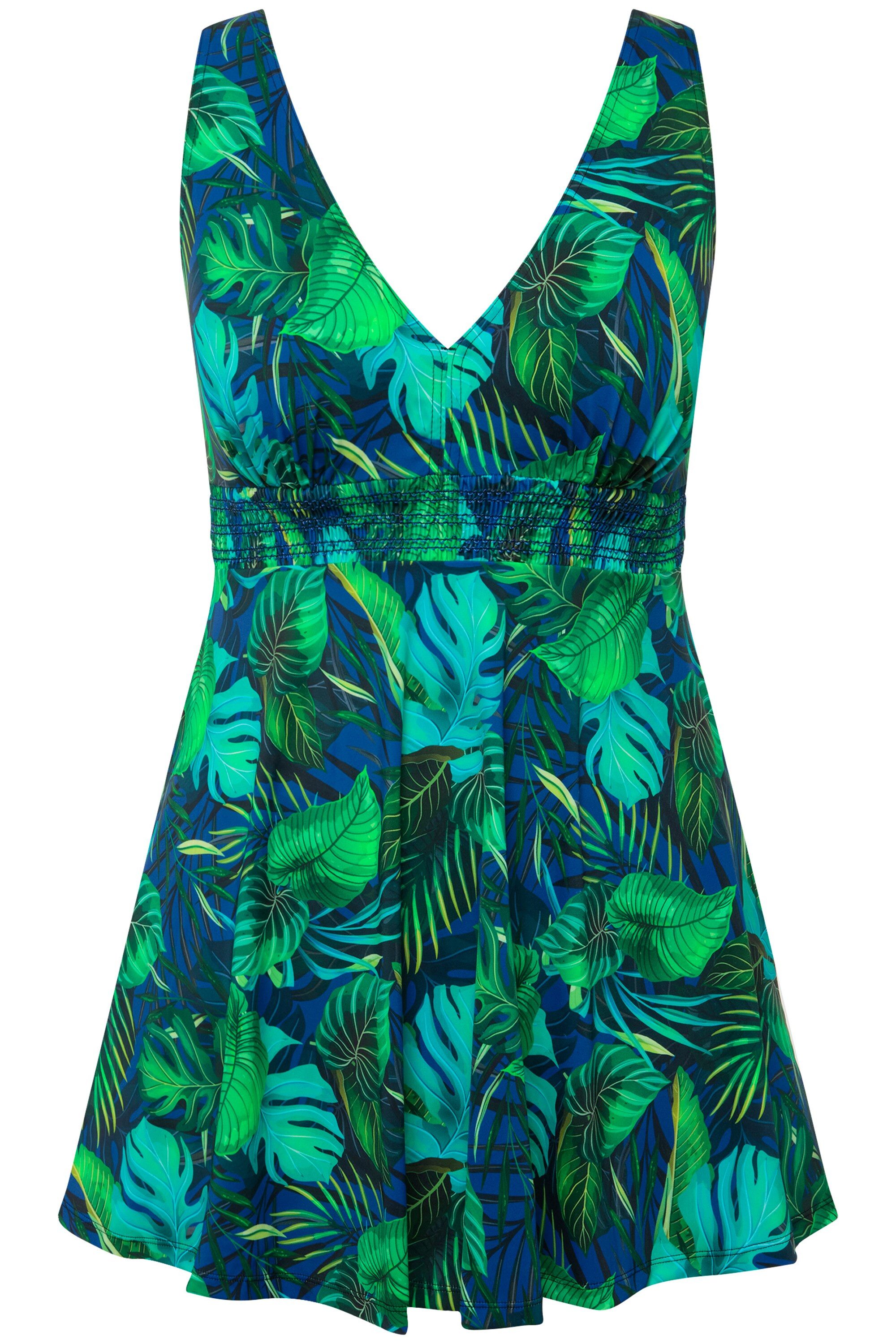 Ulla Popken Badekleid Badekleid Dschungel Softcups Träger verstellbar günstig online kaufen