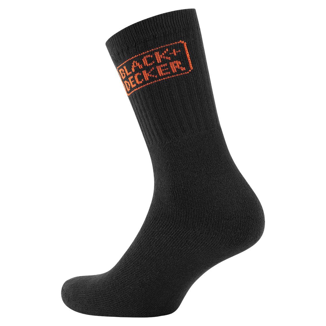 (TEKL) Black CREW WORK Black+Decker Sportsocken (10-Paar) B+D SOCKS