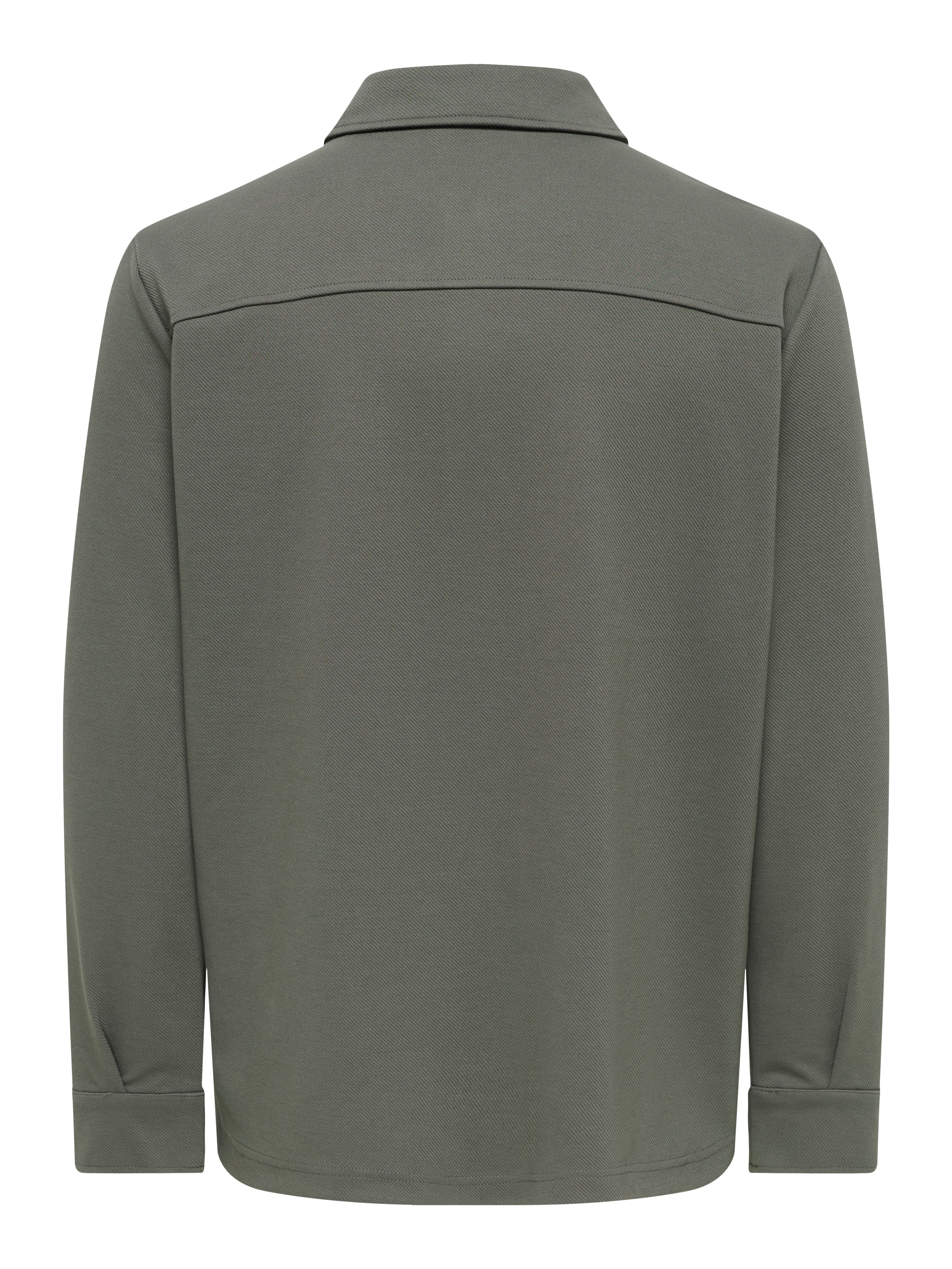 ONLY & SONS Langarmhemd ONSNEWKODYL OVERSHIRT SWEAT NOOS Materialmix, regular fit