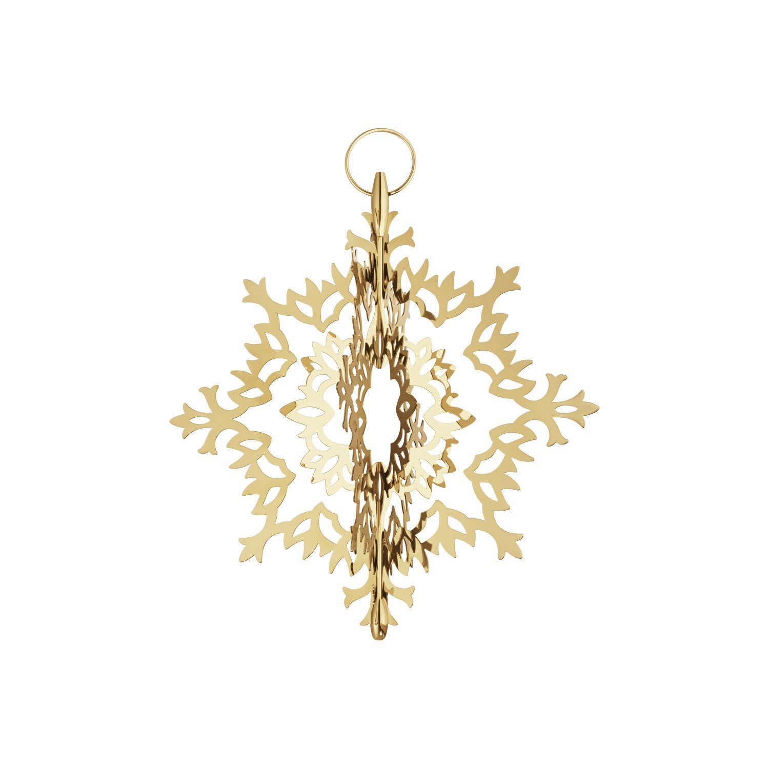 Georg Jensen Christbaumspitze Eisblume Goldauflage (1-tlg)