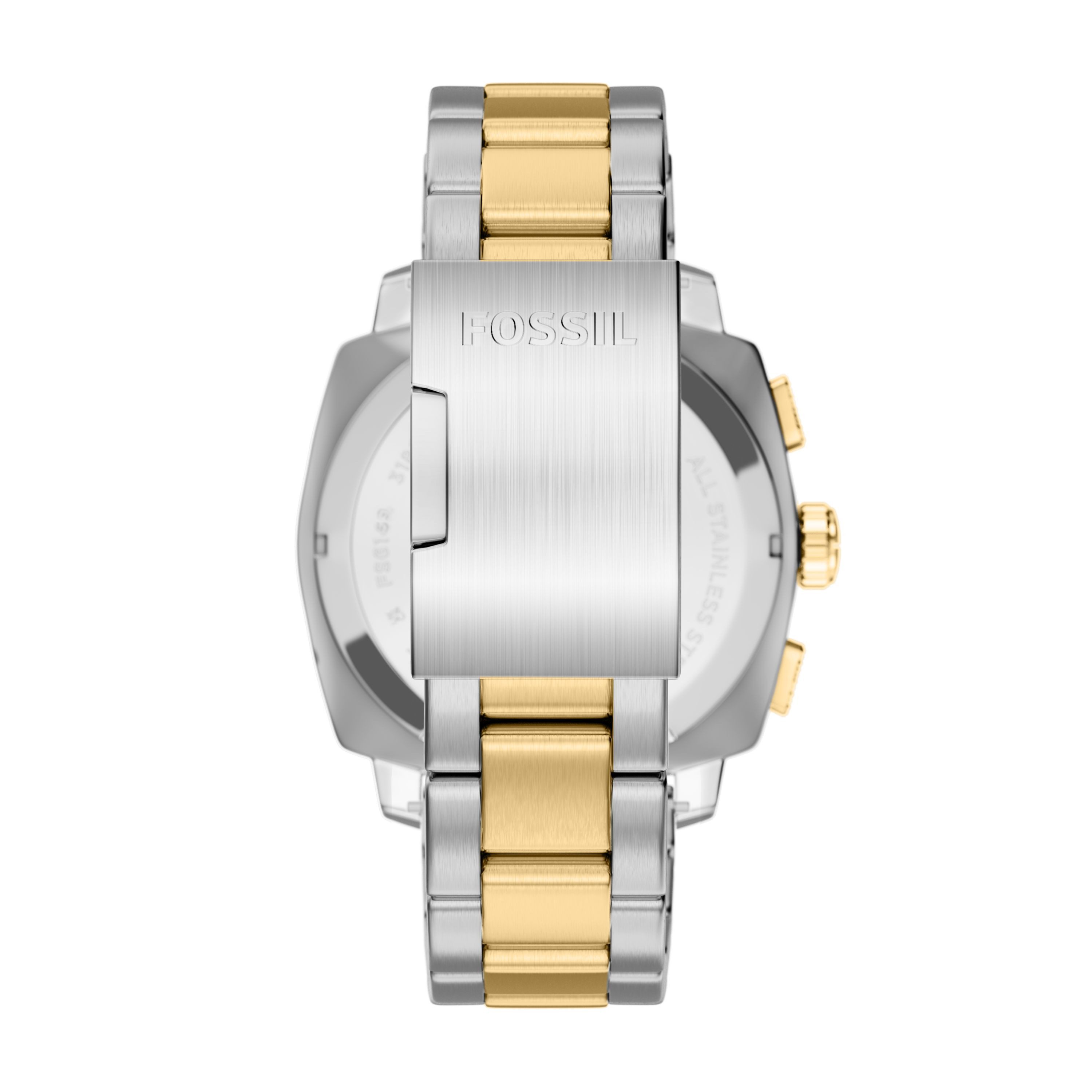 Fossil Chronograph Machine FS6159, Quarzuhr, Armbanduhr, Herrenuhr, Edelstahlarmband, analog