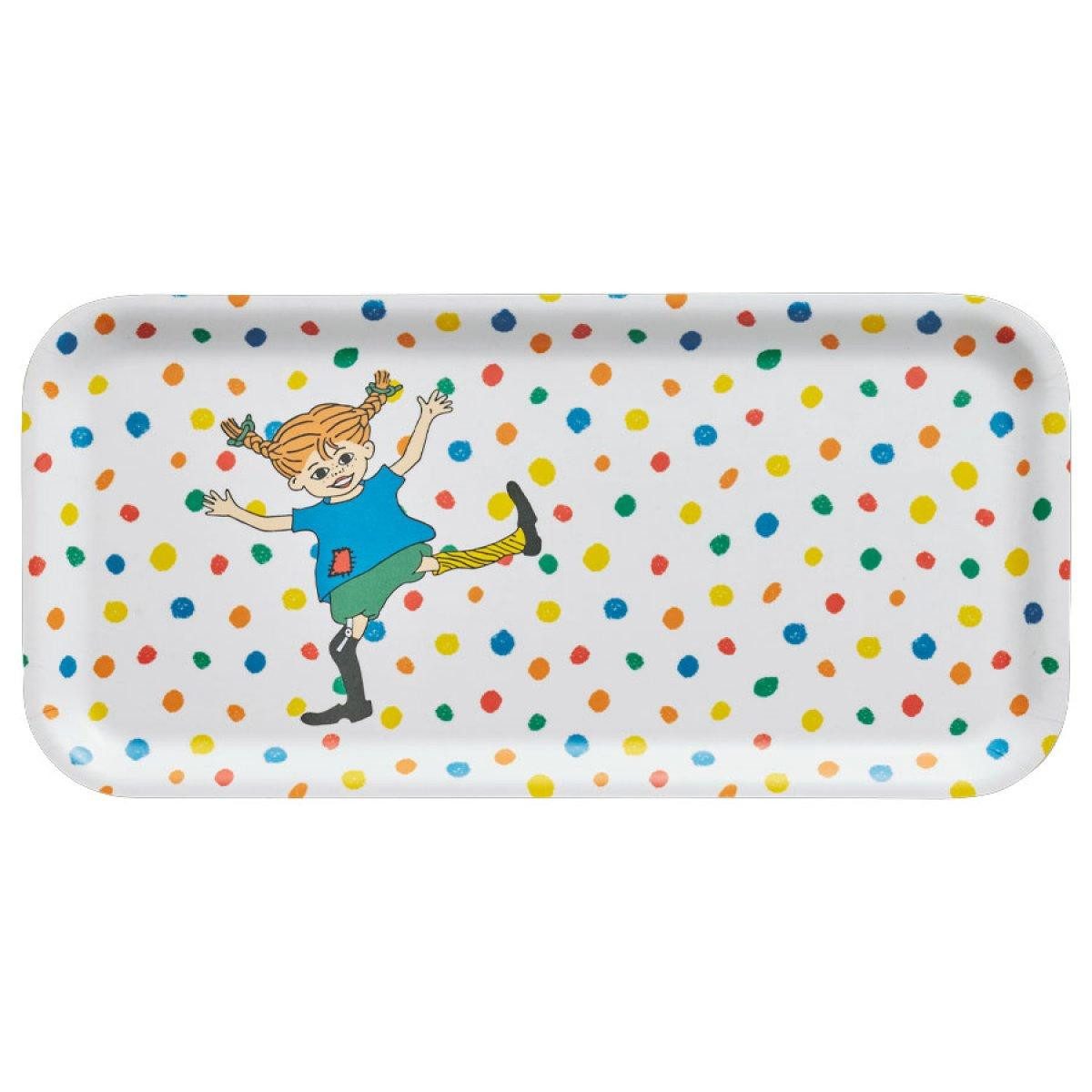 Muurla Platzset Tablett Pippi Langstrumpf Hoppsansa Birkenholz (27x13cm)