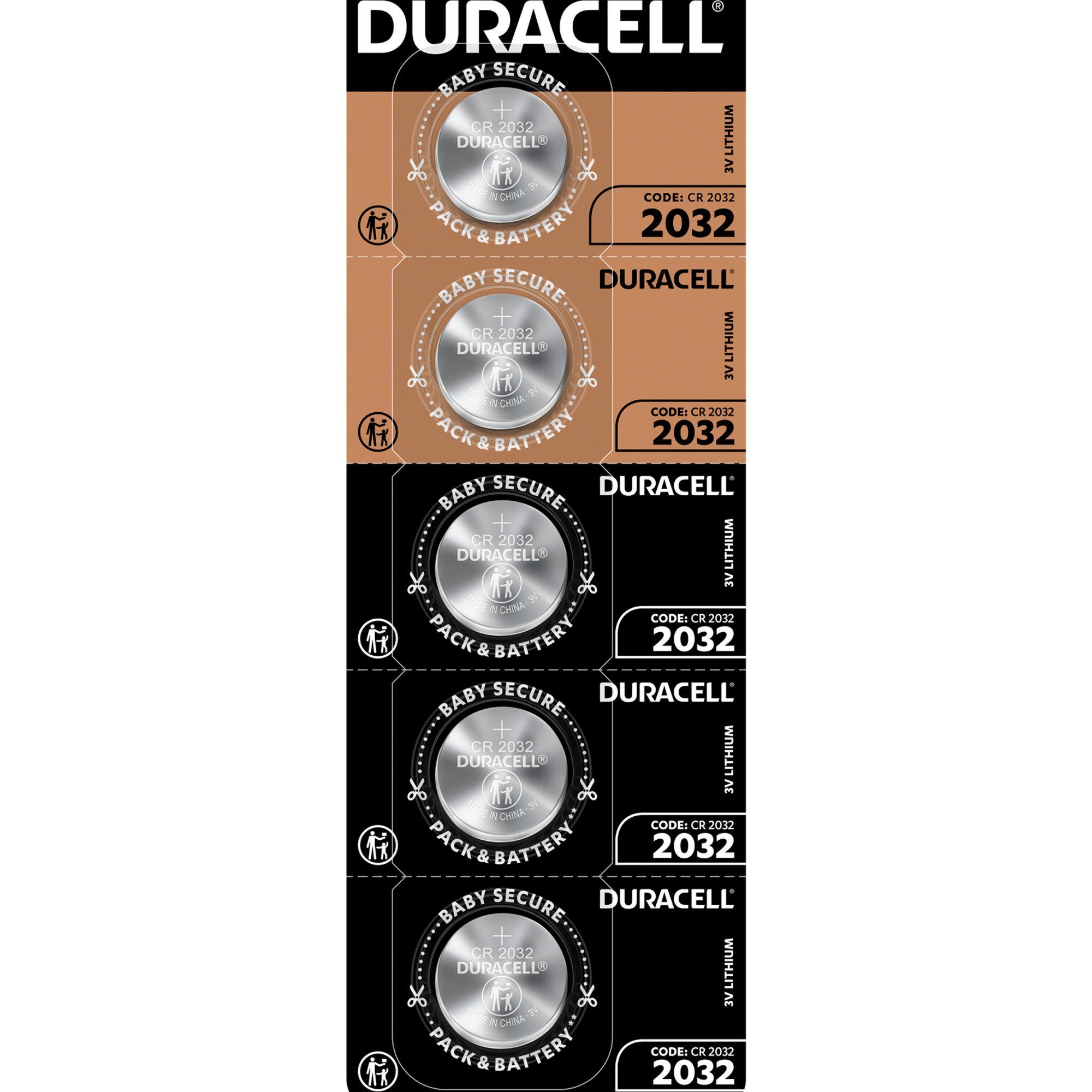 CR 3V, Batterie Batterie, Duracell Duracell 2032 Lithium-Knopfzelle