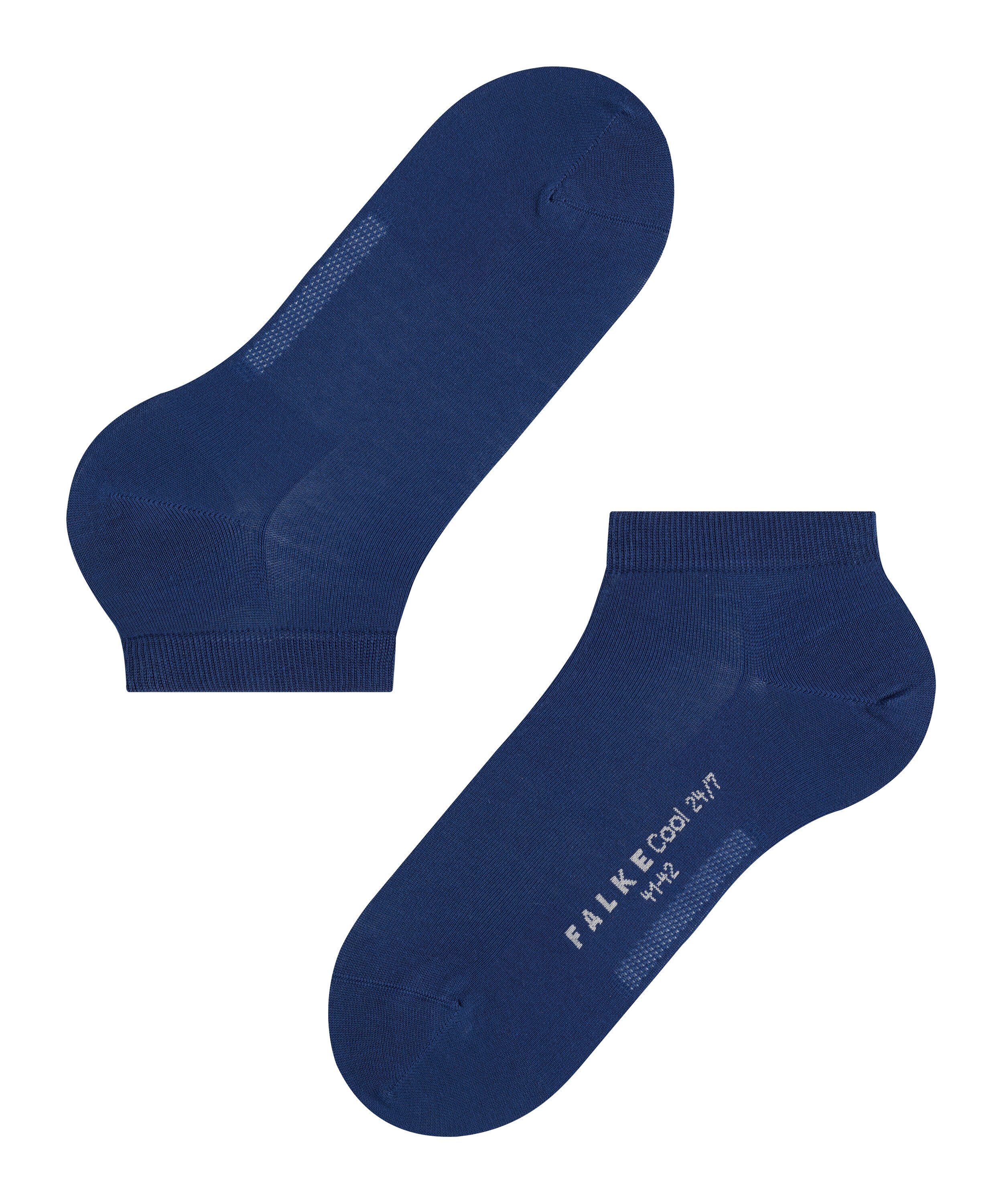 FALKE Sneakersocken Cool 24/7 (6000) royal Effekt (1-Paar) kühlendem blue mit