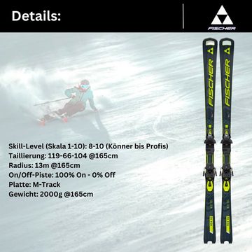 Fischer Sports Ski, Fischer Ski RC4 SC MT Worldcup 2024 + Bindung RC4 Z12 Z3,5-12