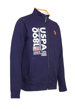 U.S. Polo Assn Sweatjacke Jacke Sweatjacket Full Zip Fashion (1-tlg)