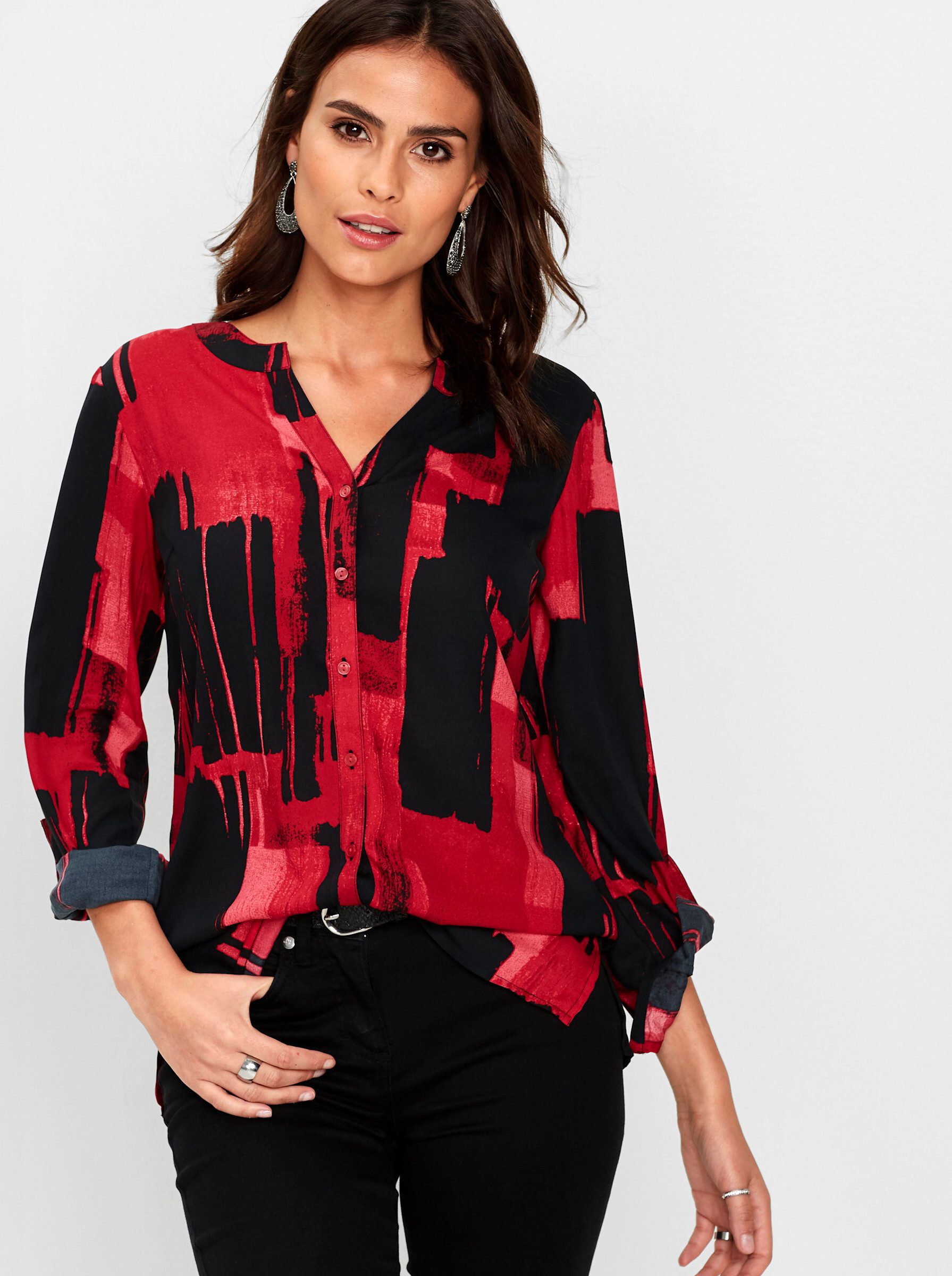 Witt Klassische Bluse Druckbluse günstig online kaufen