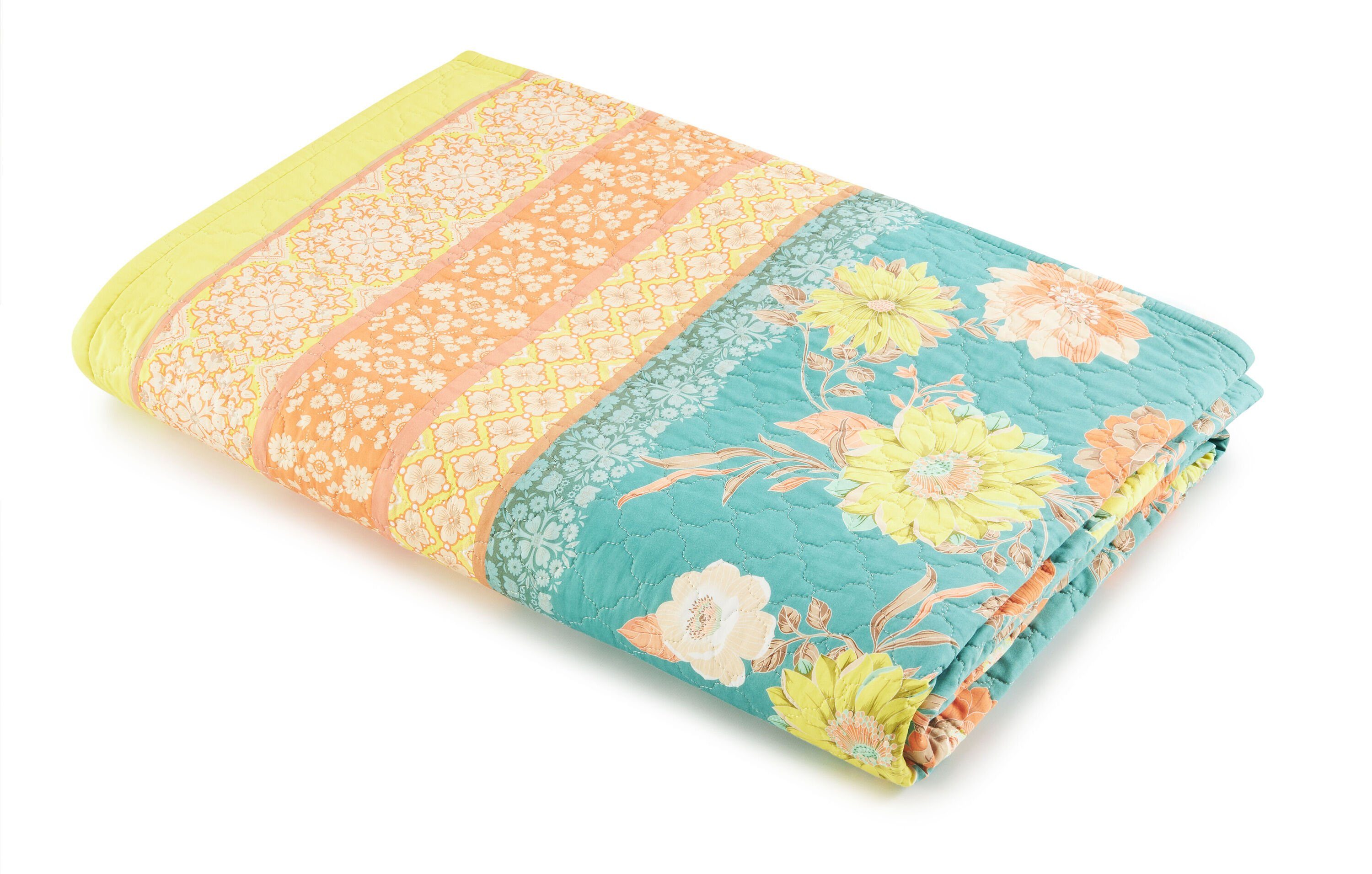 Wohndecke POSILLIPO, Bassetti, mit Blumenmuster günstig online kaufen