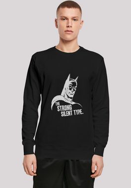 F4NT4STIC Rundhalspullover F4NT4STIC Herren Batman Strong Silent with Light Crew sweatshirt (1-tlg)
