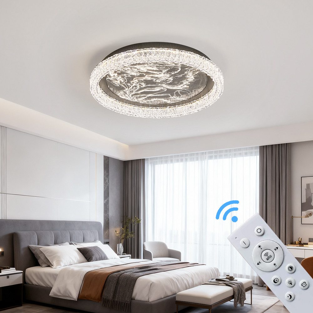 Eurotondisplay LED Deckenleuchte LED Deckenleuchte Fernbedienung günstig online kaufen