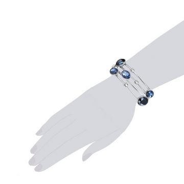 Lulu & Jane Armband silber, verziert mit Kristallen von Swarovski®