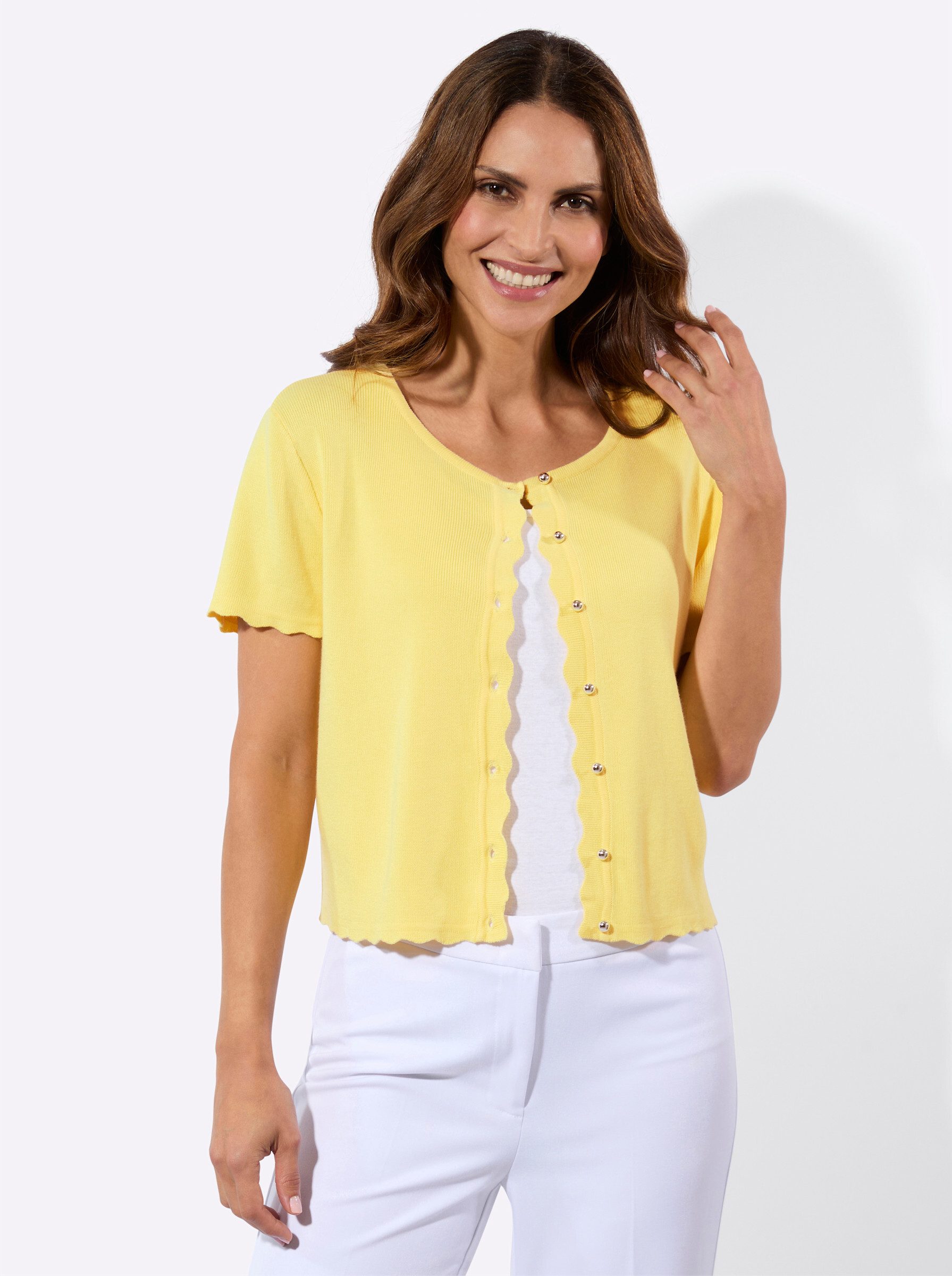 Witt Strickjacke Cardigan Kurzarm günstig online kaufen